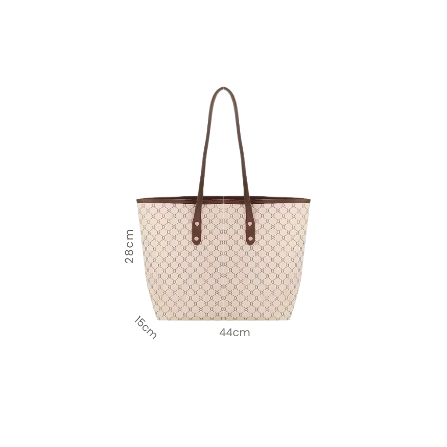 Sofia | Vintage Patronen Tote Tas Grote Capaciteit